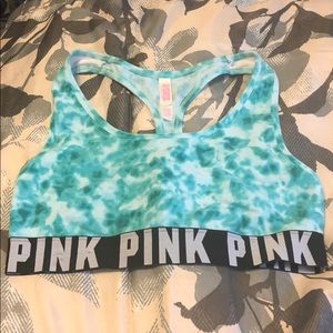 Gently used PINK cotton sports bra